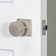 Viaggio Quadrato Hammered Texture Rosette Single Dummy with Circolo Knob