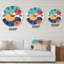 Minimal élémentaire organique et géométrique compostions XXIV - horloge murale moderne-59913968