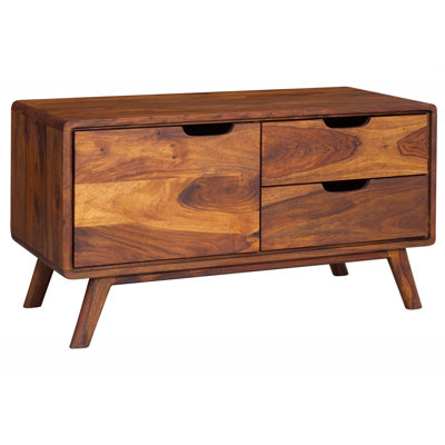 Malmö 2 Solid Wood 90cm W 2 - Drawer Chest of Drawers