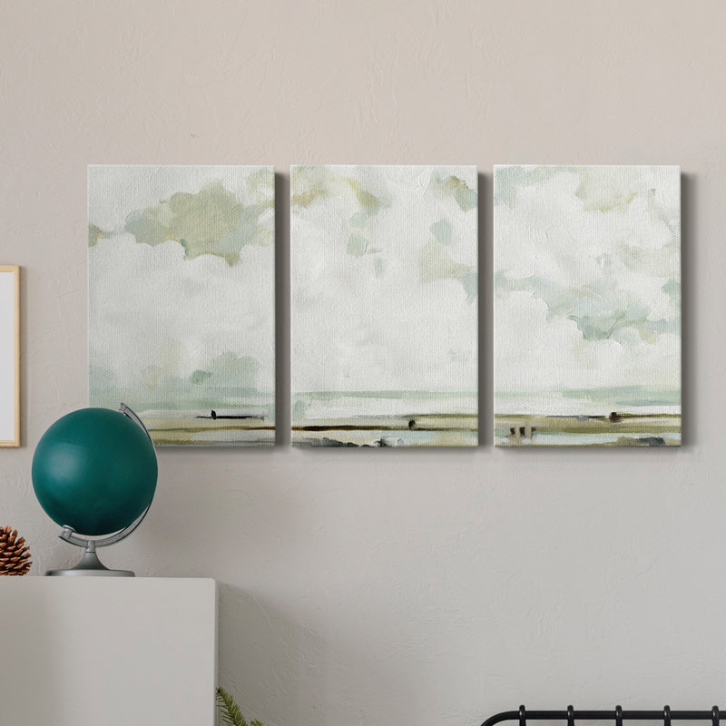 Quiet Moors II - Toile tendue avec châssis de qualité supérieure - Prêt à être accroché, H 60 po x l 120 po x P 1 po