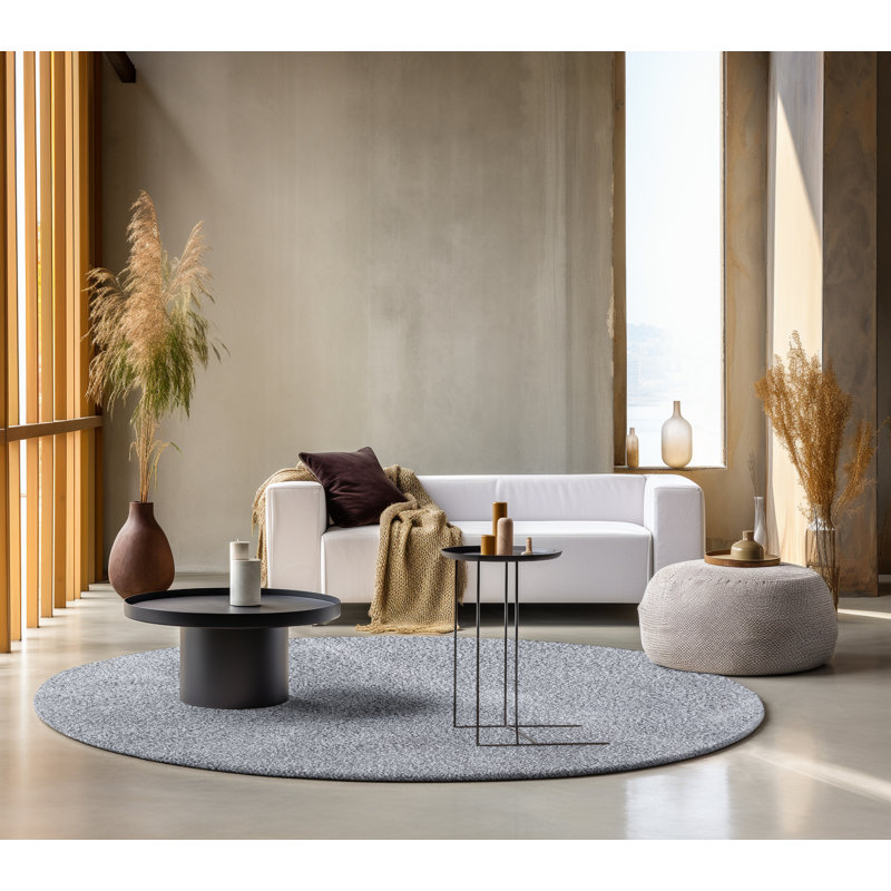 Shaggy Area Rug, Round 140cm