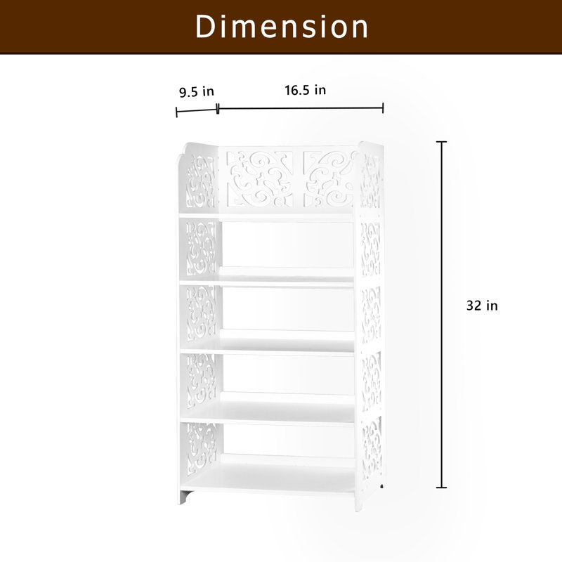 10 Pair Stackable Shoe Rack