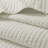 3 Piece King/ King Quilt In Cream, Microfiber Outer With Cotton Inner, Reversible For A Peaceful Break Bedding , Soothing Rest-121318544-121318548