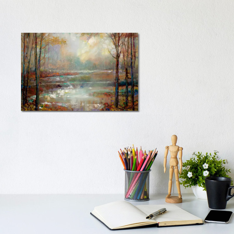 Magical Spring by Ruane Manning - Wrapped Canvas Rectangle Print, 20.32 cm H x 30.48 cm W, Wrapped Canvas
