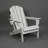 HDPE Folding Adirondack Chair With Dual Cup Holder-1592484834