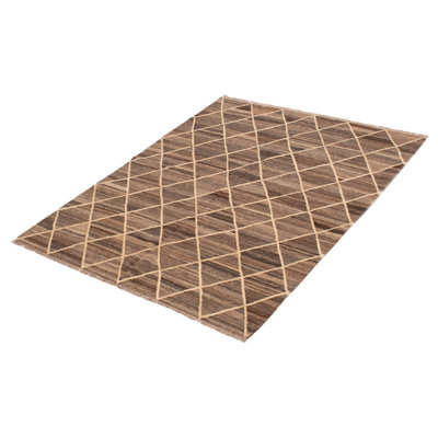 Kilim gris Sivas 5 pi 1 po x 6 pi 5 po