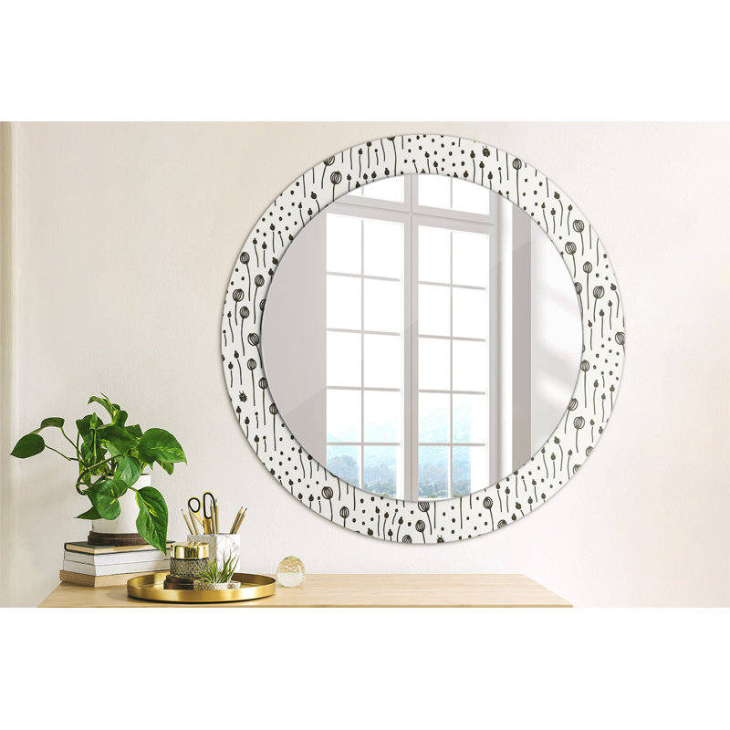 Huldar Glass Flat Wall Mirror