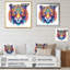 Tête de tigre vibrante - imprimé-6705425-6705438