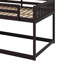 Lit superposé double au-dessus de double avec tiroirs et tablettes-755176067