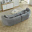 Canapé modulaire incurvé Curved, canapé surdimensionné moderne avec 6 coussins Cloud-608412628