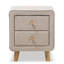 Table de chevet 2 tiroirs Martinstown-1264744378
