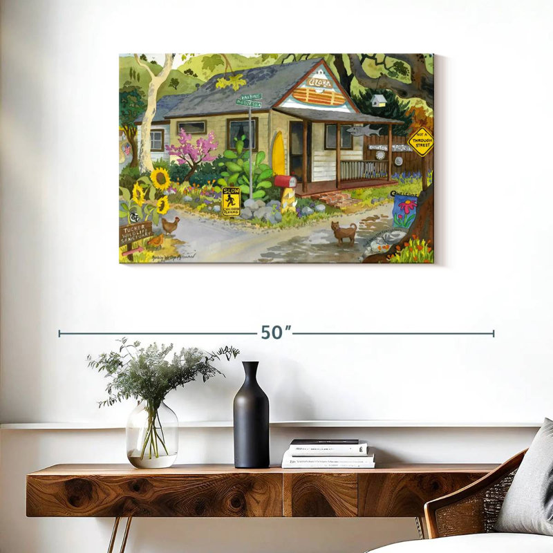 Lilie The Aloha House, 24" H x 36" W