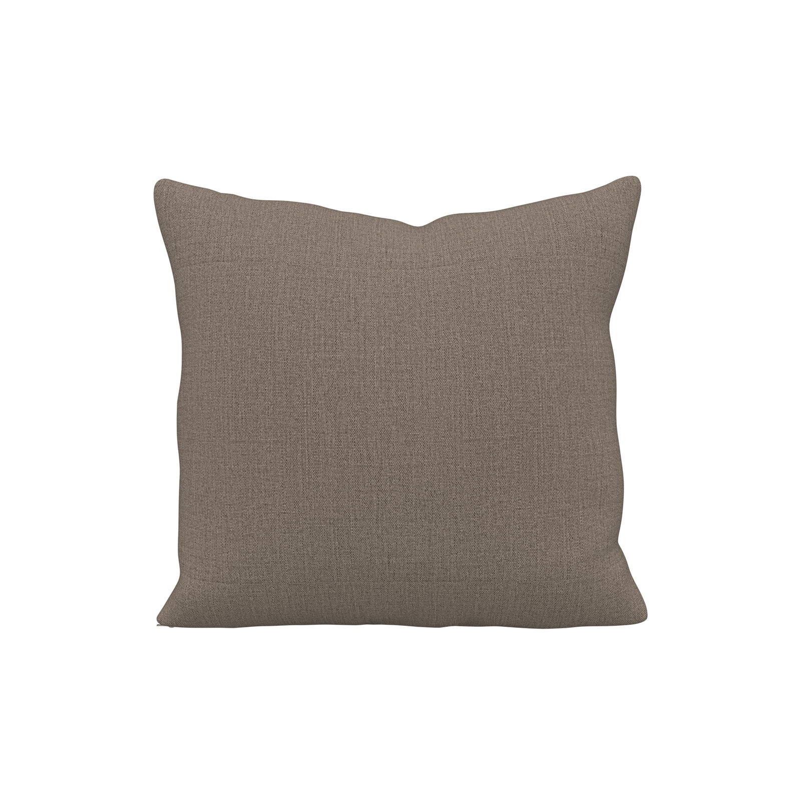 Indoor/Outdoor Throw Pillow, Square 18", Cast Shale Sunbrella® Plainweave