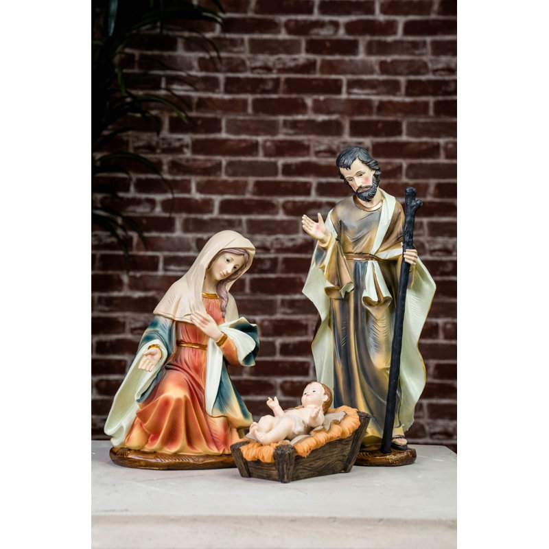 3 Piece Nativity Figurine Set