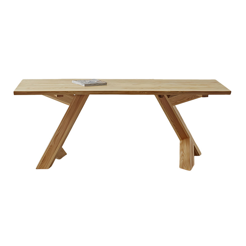 Amariyae simple home rectangular dining table, 29.52"H x 78.74"L x 33.46"W