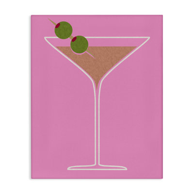 «Dirty Martini on Pink» par Daphne Polselli