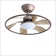 Light Pro In. LED Indoor Coffee Smart Ceiling Fan With Remote Control