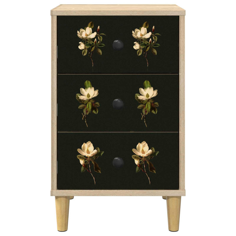 36 cm W Bedside Table, 2