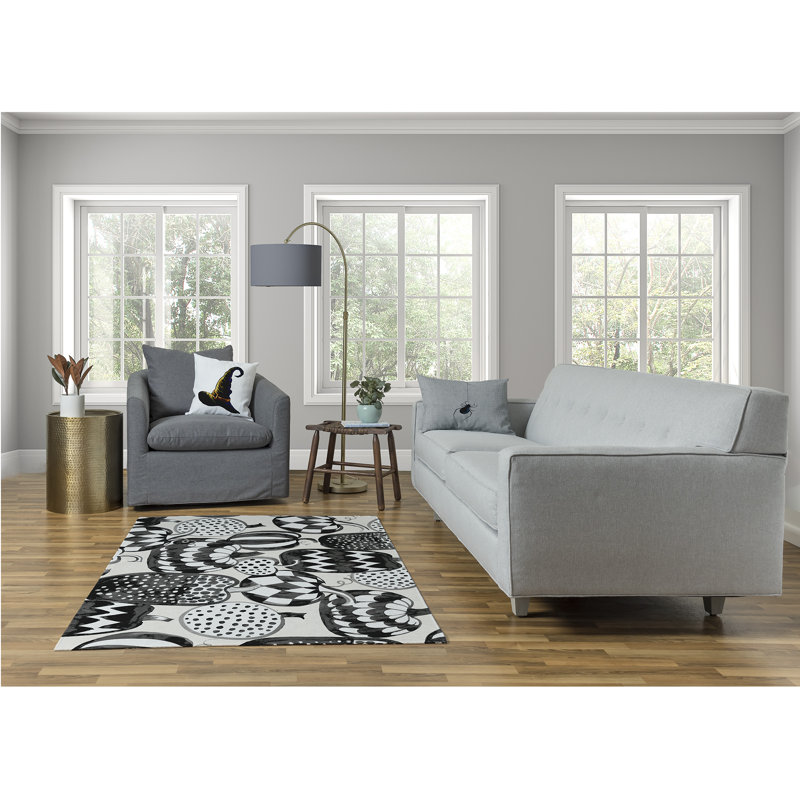 Ghazali Chenille Indoor Rug, Rectangle 4' x 6'