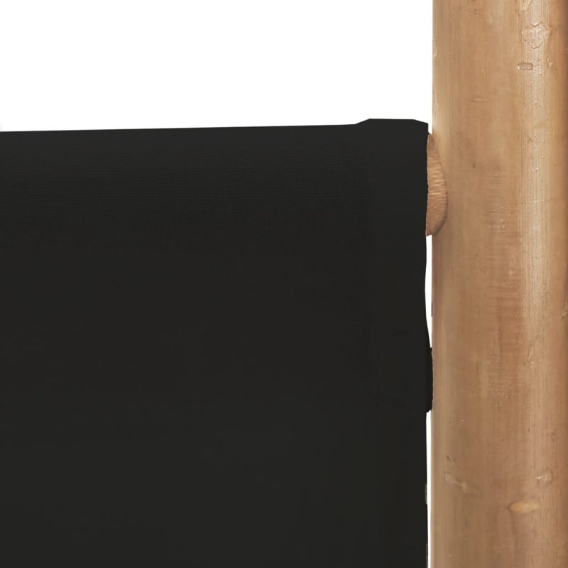 Venuti 457.2cm H Folding Room Divider, 4, 180cm W x 160cm L, Black