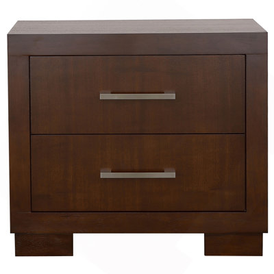 Polk Cappuccino 2-Drawer Nightstand