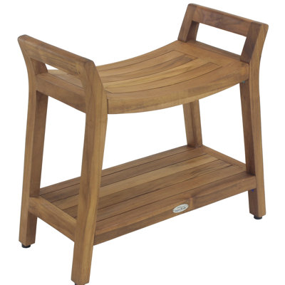 Asia Ascend 26" W Teak Shower Bench