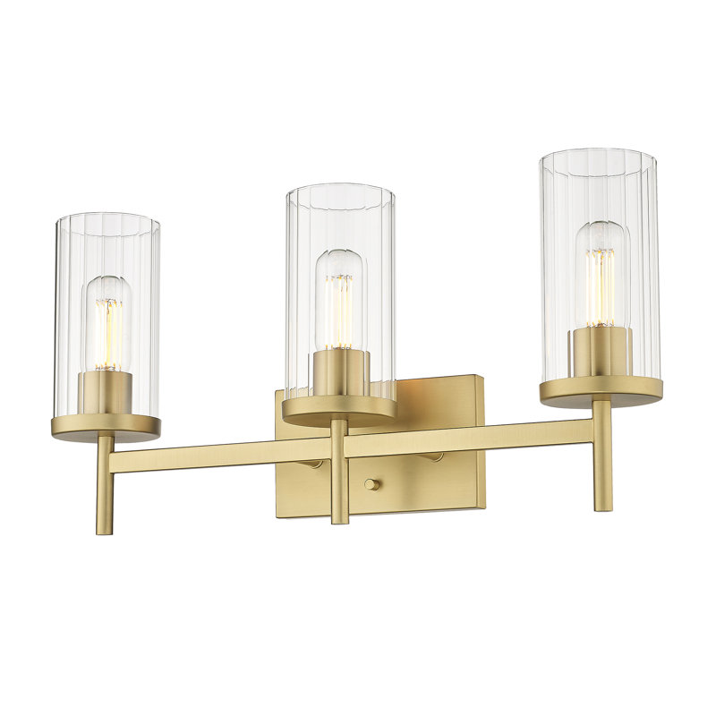 Bertelli Dimmable Vanity Light, Brushed Champagne Bronze, 3