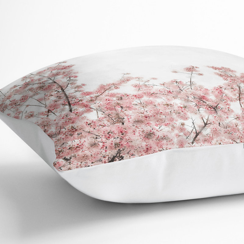 Square Throw Cushion, 40cm H x 40cm W x 15cm D, White