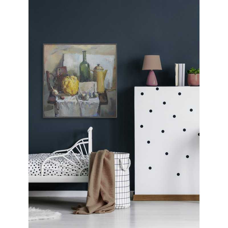 Food Is Good Mood - Painting on Canvas, 81cm H x 81cm W x 3.81cm D