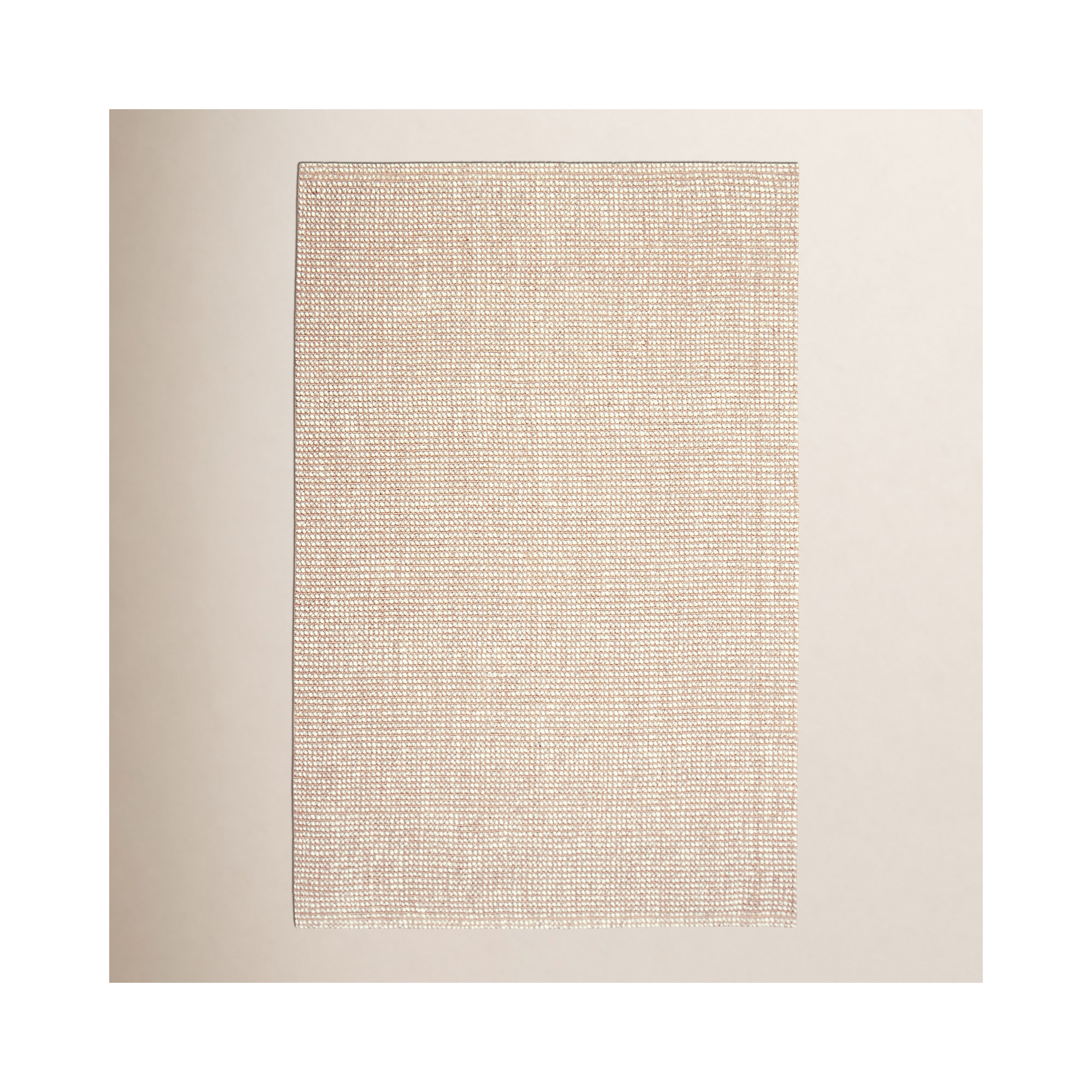 Bayne Hand Loomed Beige Rug, Rectangle 9' x 12'