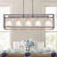 Karpinski 5 - Light Satin Nickel Kitchen Island Pendant