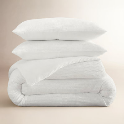 Felix Cotton Waffle Comforter Set