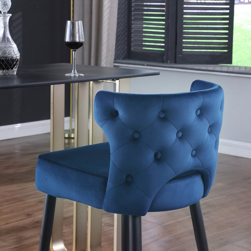Tabouret de bar 28 po Jeannina, Bleu, 1