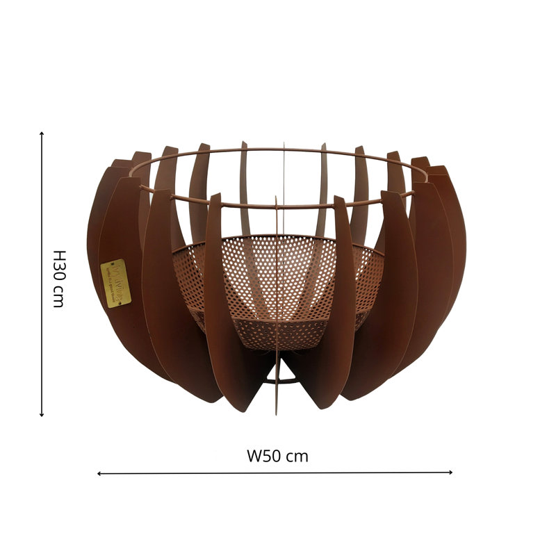 Outdoor Solis Firebowl, H30cm