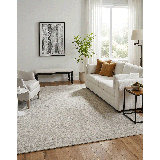 Namaskar Hand Loomed Area Rug in Silver/Brown