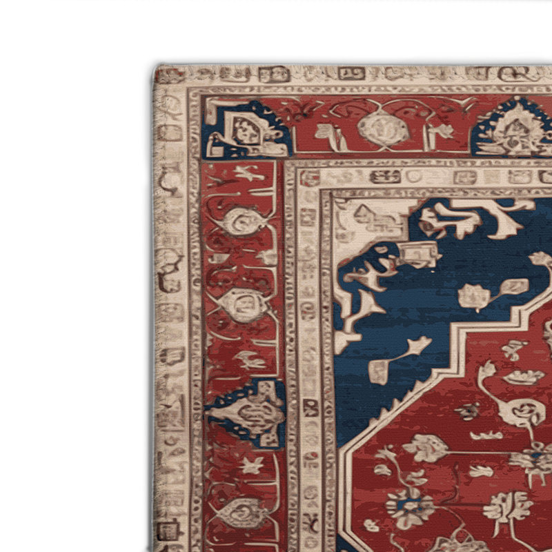 Tapis d'intérieur et d'extérieur brun Persian, Rectangulaire 2 pi x 3 pi