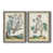 Toile avec cadre gris