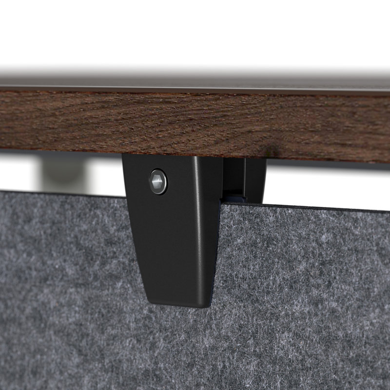 Paravent de bureau Bush Business Furniture, Gris anthracite, 57,99 po L