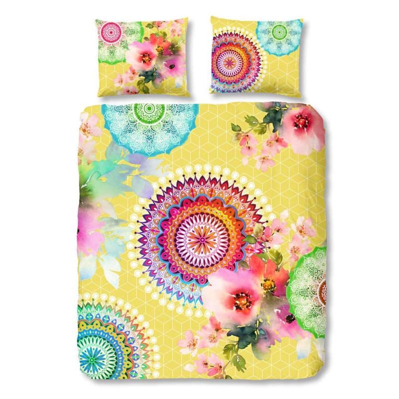 Hip Duvet Cover Yelpea Multicolour, 140 x 220 cm - 1 Pillowcase (60 x 70 cm)