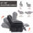 350 Lbs Genuine Leather Power Lift Recliner - Dual Motor, Heating, Massage, USB Port, Infinite Position-1500742816