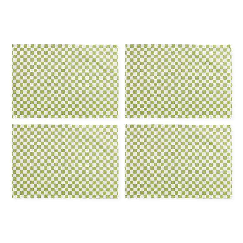 Check Placemat, Set Of 4, Green