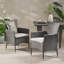 Chaise d'extérieur en osier PE-1683006149