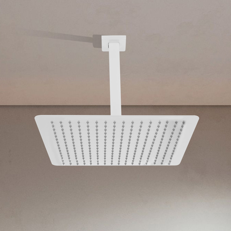 Pomme de douche fixe Rain, Blanc