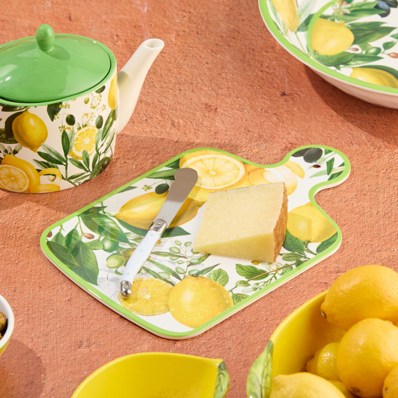 Ensemble d'assiettes et de plateaux ovales Limone