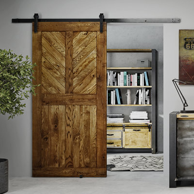 Waithman Solid Oak Wood Barn Door