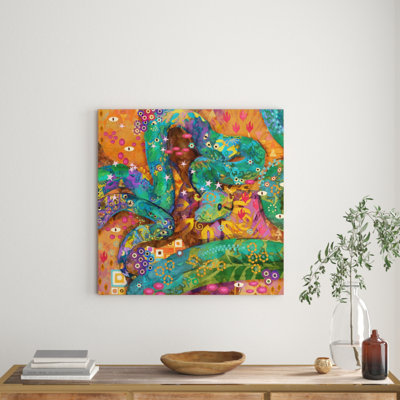 Evelia - Wrapped Canvas Painting