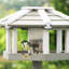 Wood Freestanding Tray Bird Feeder