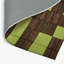 Tapis d'intérieur et d'extérieur à carreaux vert-552086078