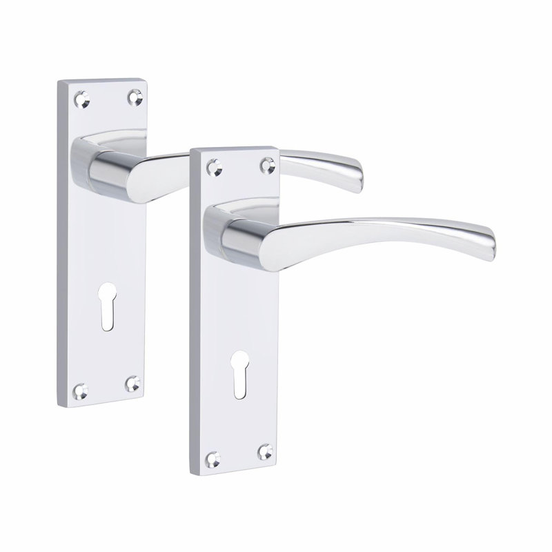 Scroll Astrid Door Handles Lever Lock