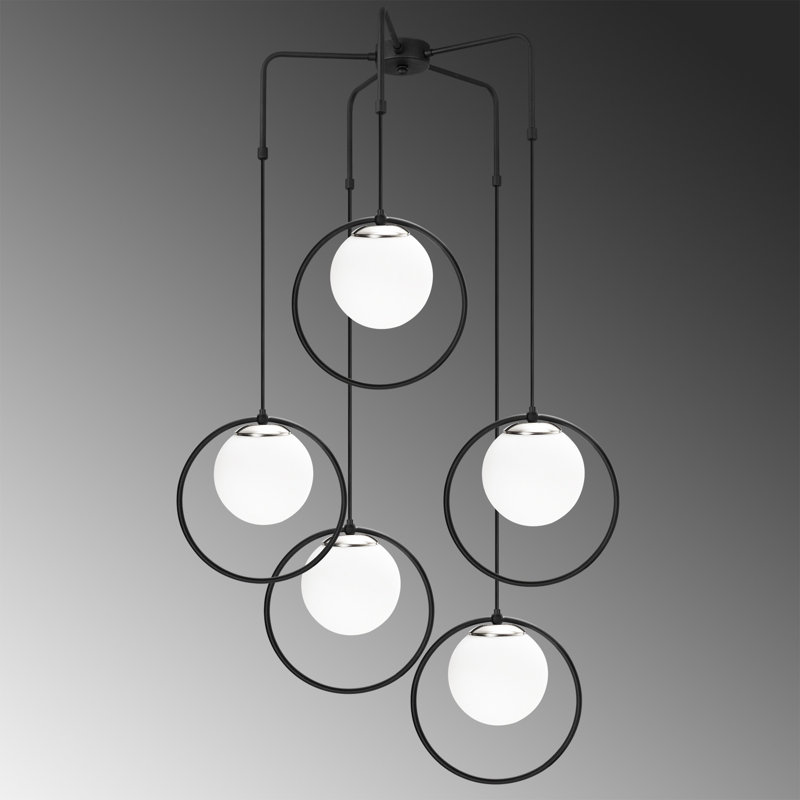 Tassone 5 - Light Black Unique/Statement Pendant